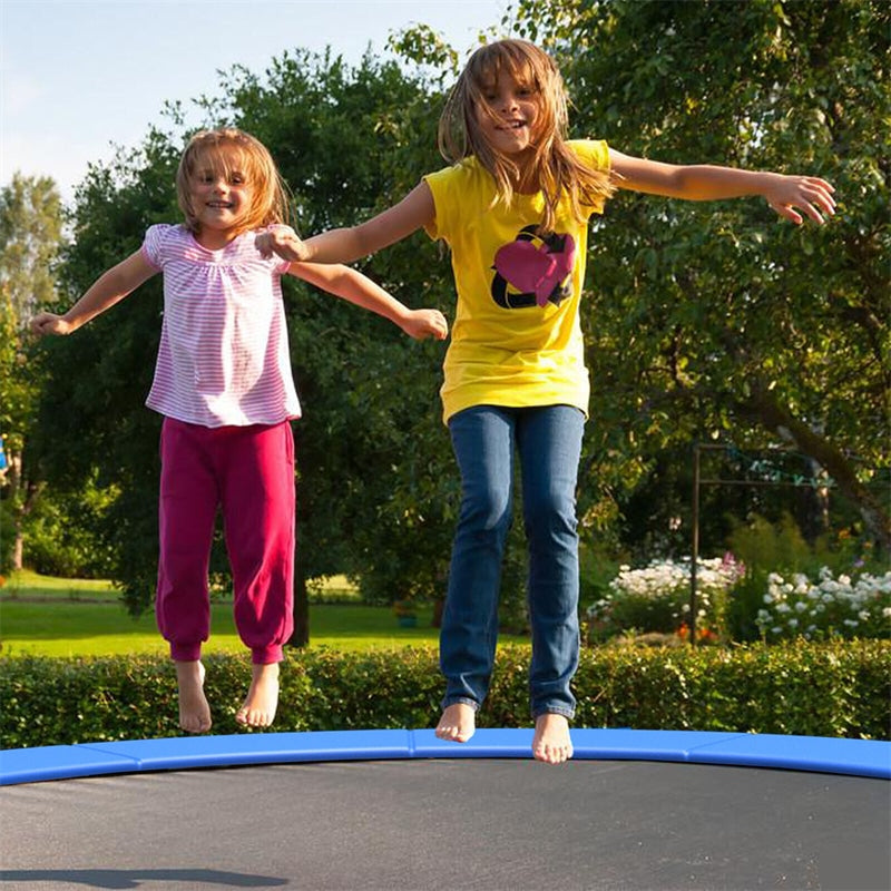 Topbuy 14FT Trampoline Pad Trampoline Replacement Safety Pad Waterproof  Spring Cover Pad Colorful