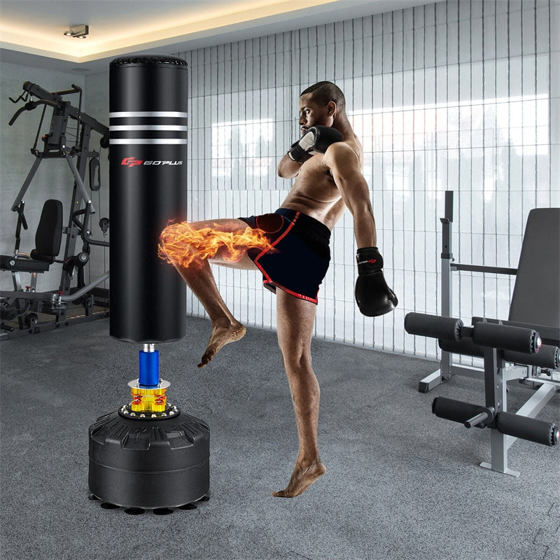  Punching Bag with Stand, Boxing Bag for Teens & Adults -  Height Adjustable - Speed Bag for Training, Boxing Equipment, Stress Relief  & Fitness : Sports & Outdoors