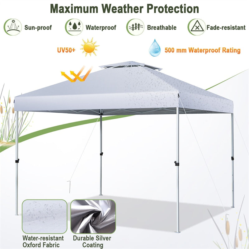 CORE 10' x 10' Instant Shelter Pop-Up Canopy Tent with Wheeled Carry Bag :  : Patio, Lawn & Garden