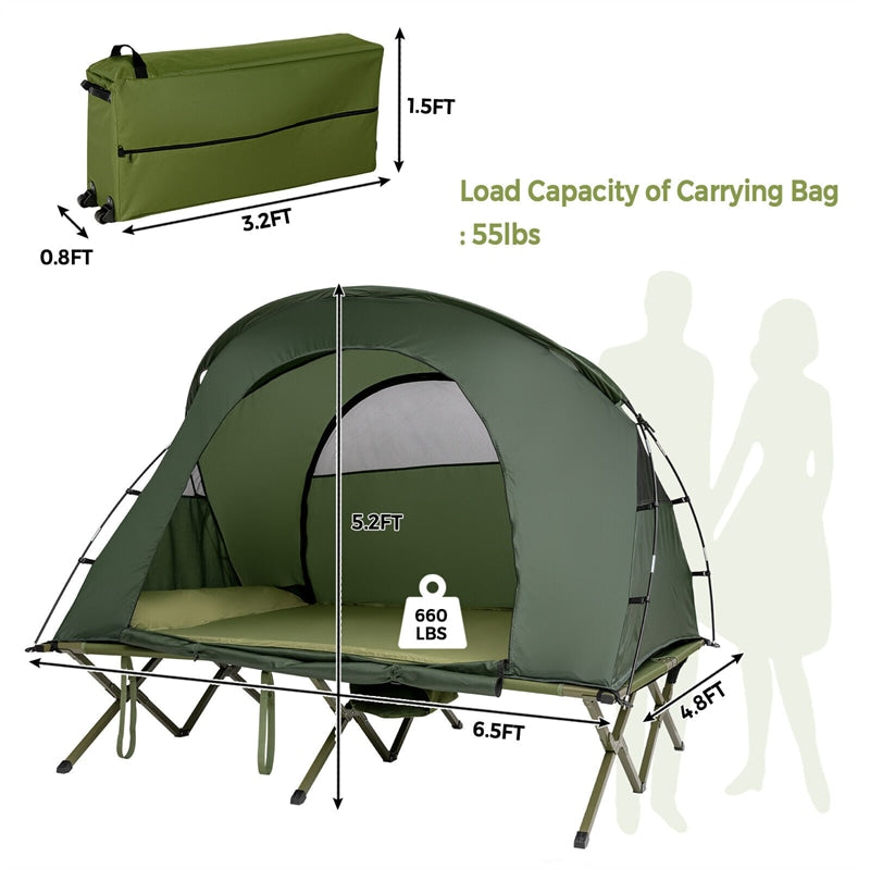 2-Person Tent Cots & Folding Camping Tent Cot Combos Sale - Bestoutdor