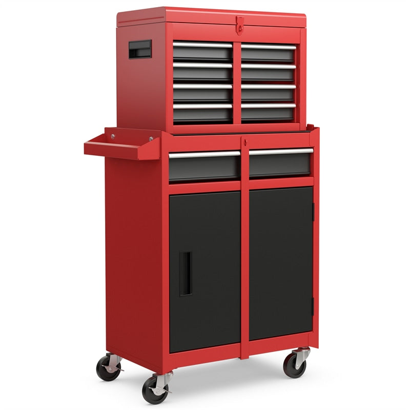 MHEOMTME 5-Drawers Tool Cabinets On Wheels, Rolling Tool Chest