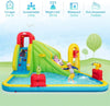 7-in-1 Inflatable Water Slide Kids Splash Pool Bounce House Mega Waterslide Park for Indoor Outdoor Fun without Blower