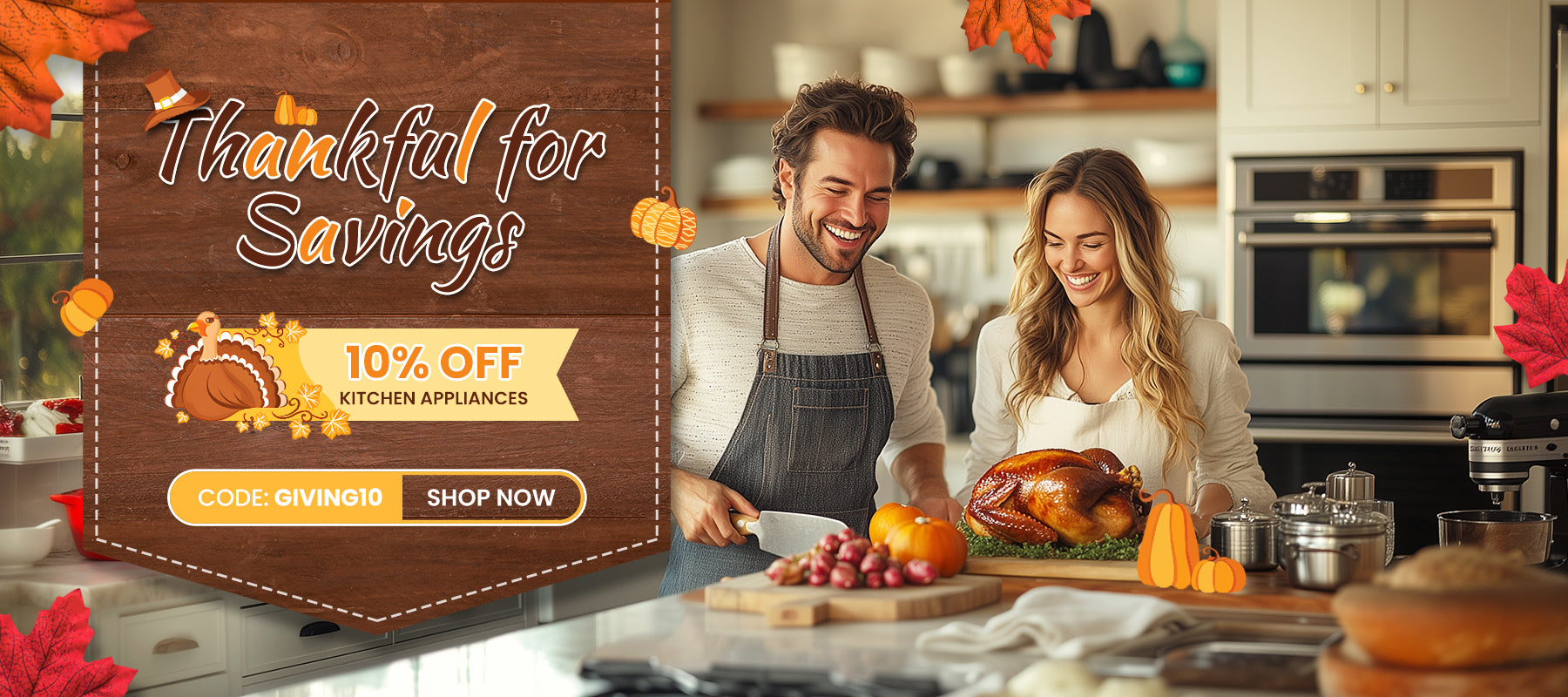 Celebrate Thanksgiving with Bestoutdor! Discover our kitchen appliances with a 10% off code and free shipping