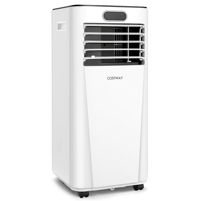 6000 BTU Portable Air Conditioner Cools 350 Sq.ft with Remote Control, 10000 BTU ASHRAE 3-in-1 Air Cooler w/ Drying Fan Sleep Mode for Home