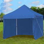 10' x 10' Pop up Canopy Tent Commercial Instant Canopy with 5 Removable Zippered Sidewalls & Adjustable Awning