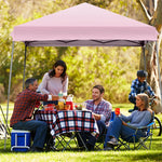 10 x 10 ft Pop up Canopy Tent Set-up Instant Shelter with Detachable Sidewall & Central Lock