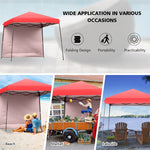 10 x 10 ft Pop up Canopy Tent Set-up Instant Shelter with Detachable Sidewall & Central Lock