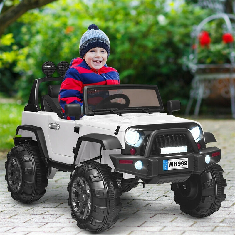 Kids Ride On Truck 2 Seater Ride On Car 12V Battery Powered Electric Vehicle with Remote Control