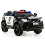 Kids Ride On Police Car 12V Battery Powered Electric Vehicle with Remote Control