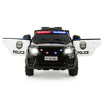 Kids Ride On Police Car 12V Battery Powered Electric Vehicle with Remote Control