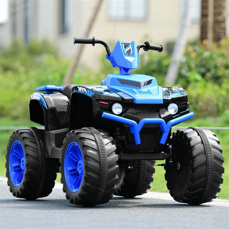 12V Kids Ride On ATV Quad 4-Wheeler Ride On Car Electric Vehicle with LED Lights & Music