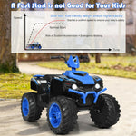 12V Kids Ride On ATV Quad 4-Wheeler Ride On Car Electric Vehicle with LED Lights & Music