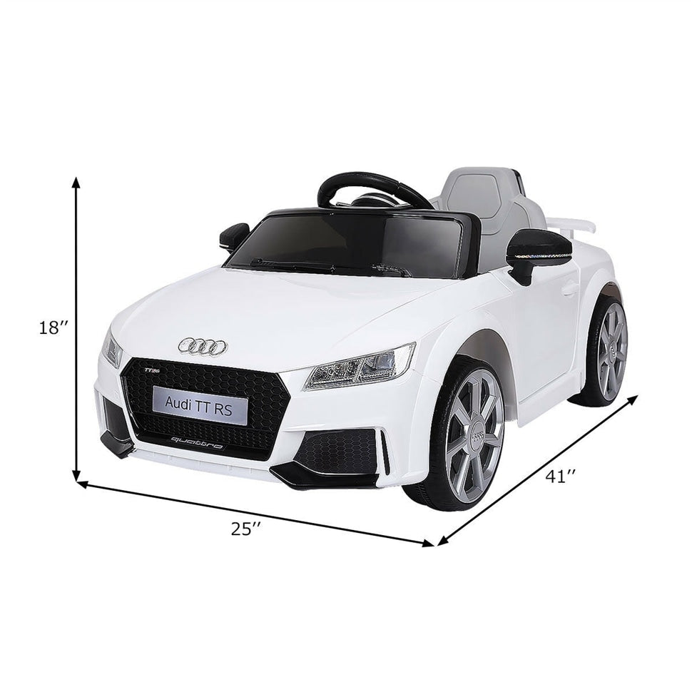 Kids Ride On Car Licensed Audi TT RS 12V Battery Electric Vehicle with Remote Control