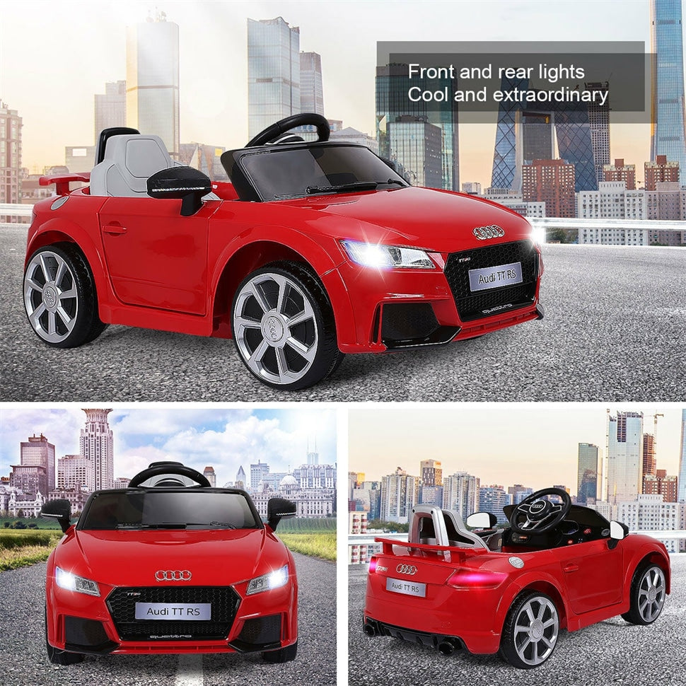 Kids Ride On Car Licensed Audi TT RS 12V Battery Electric Vehicle with Remote Control