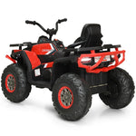 12V Kids ATV Electric Ride-on Quad Battery Powered 4-Wheeler Car with LED Lights MP3