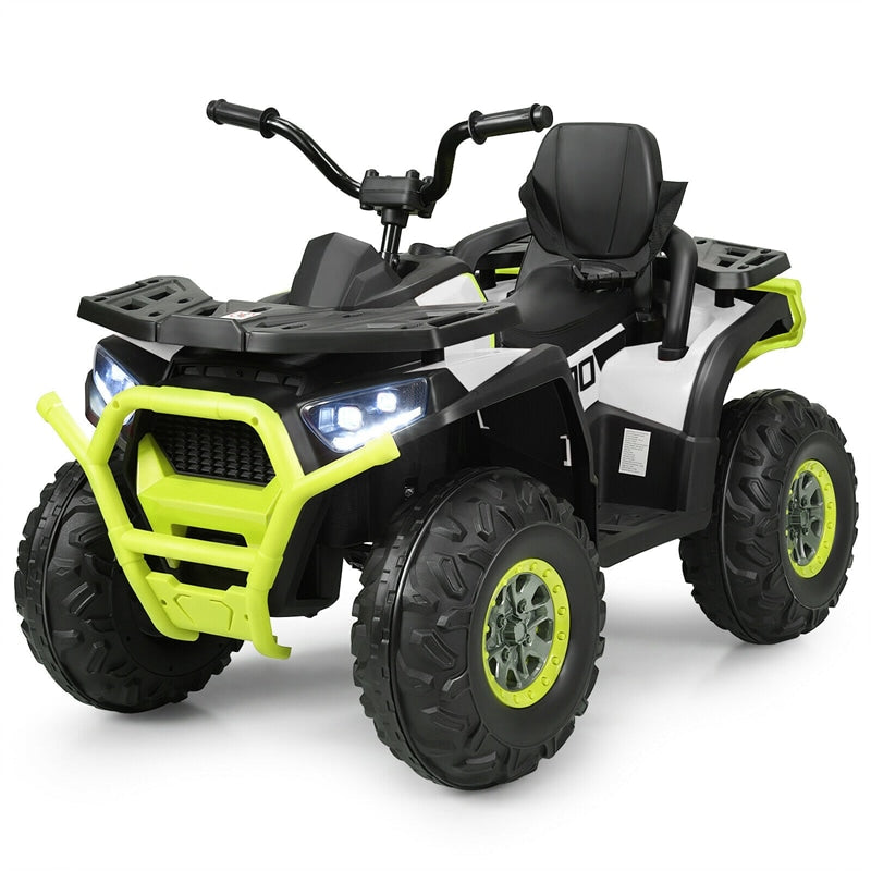 12V Kids ATV Electric Ride-on Quad Battery Powered 4-Wheeler Car with LED Lights MP3