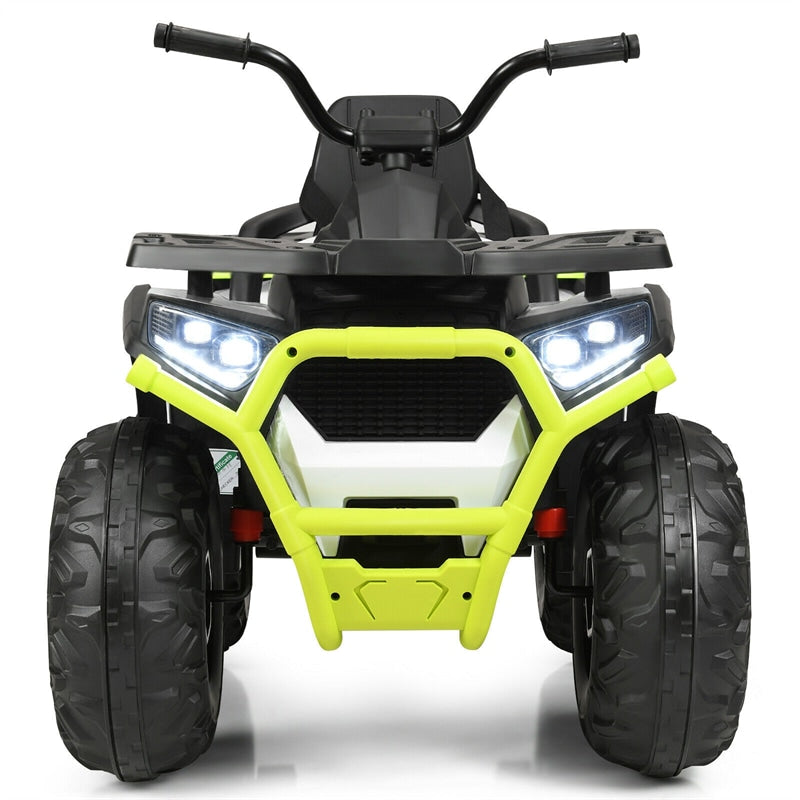 12V Kids ATV Electric Ride-on Quad Battery Powered 4-Wheeler Car with LED Lights MP3