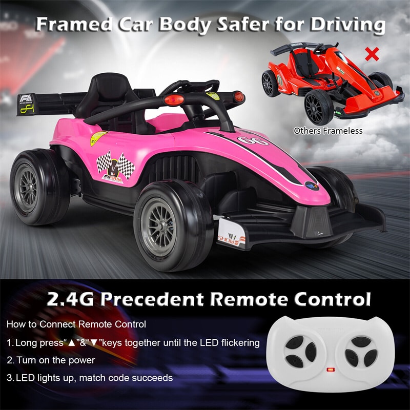 Kids electric race car deals