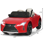 12V Kids Ride on Car Licensed Lexus LC500 Battery Powered Car with Remote Control & LED Lights, Electric Vehicle for Boys& Girls