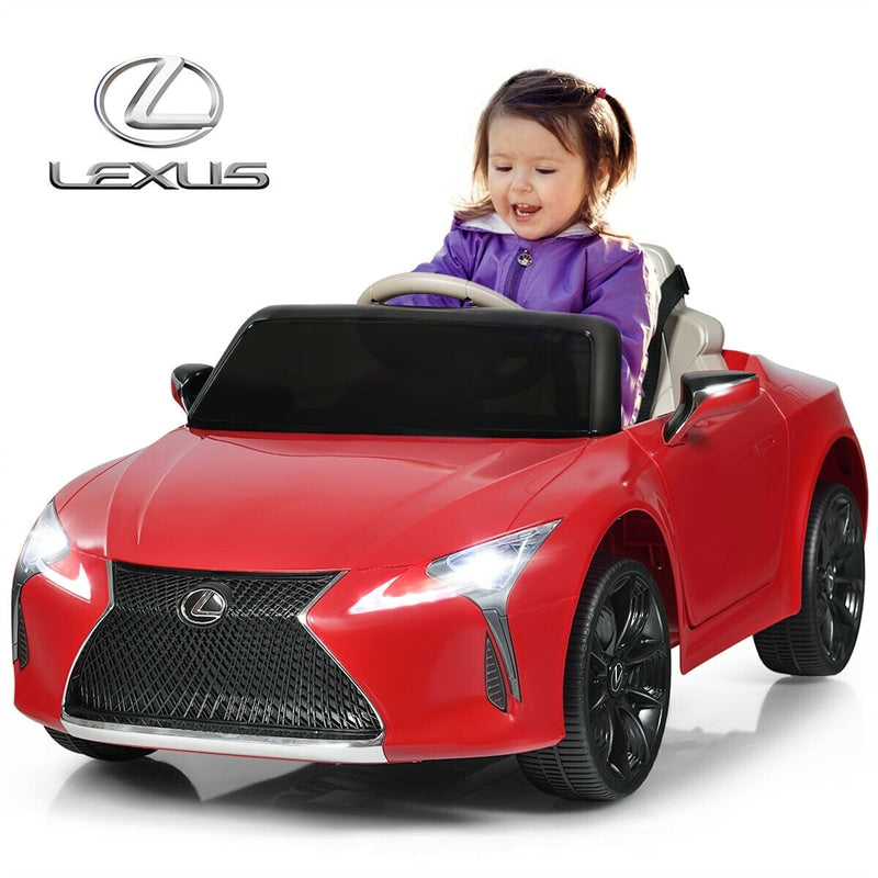 12V Kids Ride on Car Licensed Lexus LC500 Battery Powered Car with Remote Control & LED Lights, Electric Vehicle for Boys& Girls