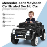 12V Kids Ride-On Truck, Licensed Mercedes Benz G650S Electric Car with Remote Control, Lights & Storage Box, Battery Vehicle Toy for Boys Girls