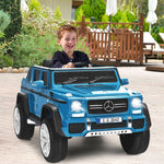 12V Kids Ride-On Truck, Licensed Mercedes Benz G650S Electric Car with Remote Control, Lights & Storage Box, Battery Vehicle Toy for Boys Girls