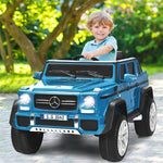 12V Kids Ride-On Truck, Licensed Mercedes Benz G650S Electric Car with Remote Control, Lights & Storage Box, Battery Vehicle Toy for Boys Girls