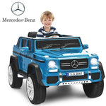 12V Kids Ride-On Truck, Licensed Mercedes Benz G650S Electric Car with Remote Control, Lights & Storage Box, Battery Vehicle Toy for Boys Girls