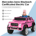 12V Kids Ride-On Truck, Licensed Mercedes Benz G650S Electric Car with Remote Control, Lights & Storage Box, Battery Vehicle Toy for Boys Girls