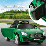 12V Kids Ride On Car, Mercedes Benz GTR Battery Powered Electric Vehicle with Remote Control