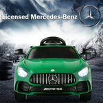 12V Kids Ride On Car, Mercedes Benz GTR Battery Powered Electric Vehicle with Remote Control