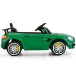 12V Kids Ride On Car, Mercedes Benz GTR Battery Powered Electric Vehicle with Remote Control