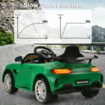 12V Kids Ride On Car, Mercedes Benz GTR Battery Powered Electric Vehicle with Remote Control