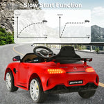 12V Kids Ride On Car, Mercedes Benz GTR Battery Powered Electric Vehicle with Remote Control