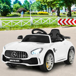 12V Kids Ride On Car, Mercedes Benz GTR Battery Powered Electric Vehicle with Remote Control