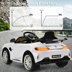 12V Kids Ride On Car, Mercedes Benz GTR Battery Powered Electric Vehicle with Remote Control