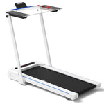 3-in-1 Under Desk Treadmill 2.25HP Electric Folding Treadmill with LCD Display Bluetooth Speakers Remote Control