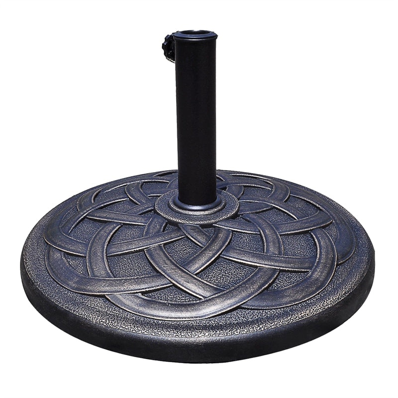 22" Heavy Duty Round Umbrella Base Stand for Outdoor Market Umbrellas