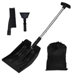 3 in 1 Snow Shovel Kit Emergency Sholve Portable Snow Removal Tool with Snow Brush & Ice Scraper