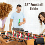 3-in-1 Multi Game Table, 48" Combination Game Table with Foosball, Hockey & Billiards, Combo Game Set for Game Rooms, Home, Bar, Party, Family Fun