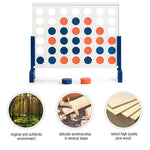 Wooden 4 in a Row Giant Game Set with Carrying Bag