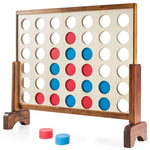 Wooden 4 in a Row Giant Game Set with Carrying Bag