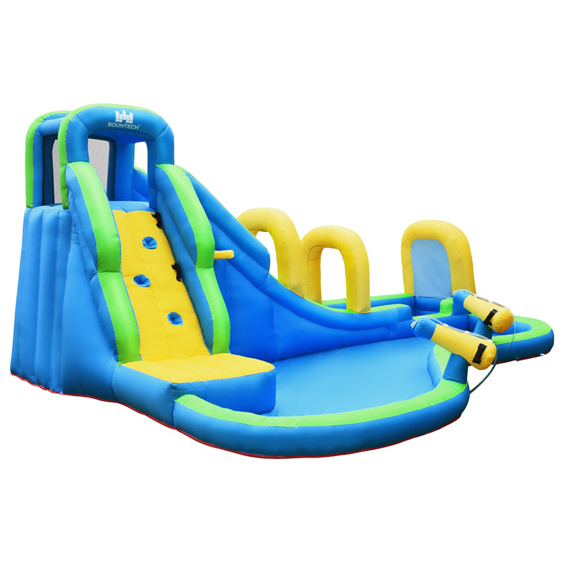 Inflatable Water Slide 16x12FT Mega Waterslide Park with Adventure Long Slide & Splash Pool for Kids Backyard Party Gifts