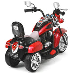 Kids Ride on Chopper Motorcycle, 3-Wheel 6V Battery Powered Trike Motorcycle with Headlights, ASTM Certification