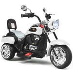 Kids Ride on Chopper Motorcycle 3-Wheel 6V Battery Powered Trike Motorcycle with Headlights, ASTM Certification