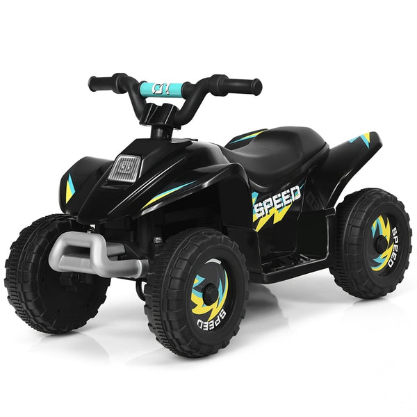 6V Kids Ride-on ATV Quad Mini 4 Wheeler Battery Powered Off-Road Vehicle with Anti-Slip Wheels