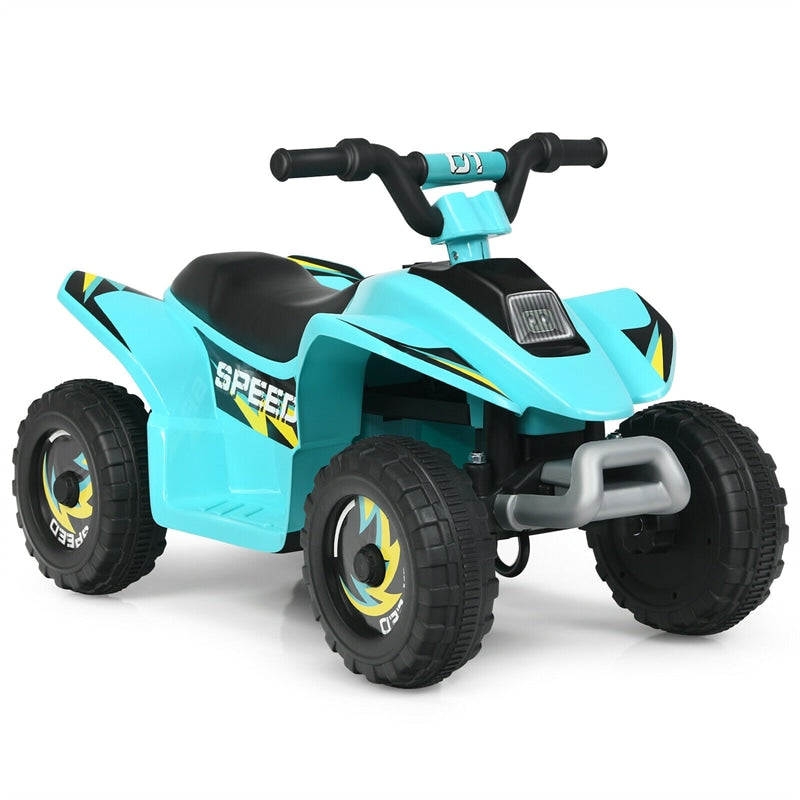 6V Kids Ride-on ATV Quad Mini 4 Wheeler Battery Powered Off-Road Vehicle with Anti-Slip Wheels