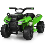 Kids Ride On ATV Quad Car 6V Battery Powered Electric Vehicle with LED Light and MP3