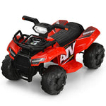 Kids Ride On ATV Quad Car 6V Battery Powered Electric Vehicle with LED Light and MP3