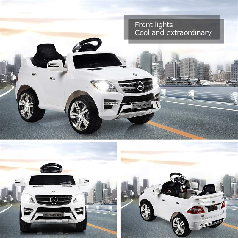 Kids Ride on Car 6V Licensed Mercedes Benz ML350 Battery Powered Electric Vehicle with Remote Control